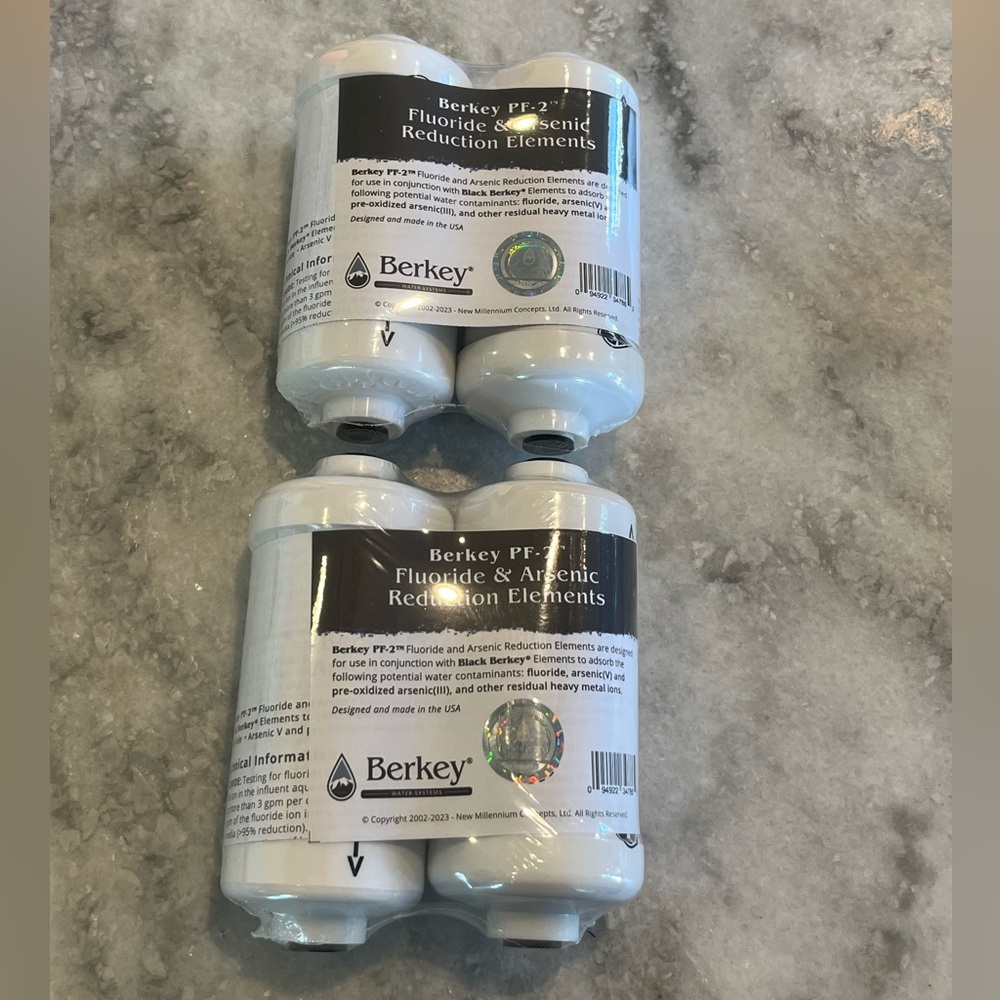 Authentic! 2 New - 2 Pack Berkey PF-2 Filter